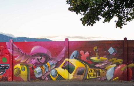 G_TOWN Jam in Grenchen und im Anlass eines Neugeborenen gab es passend ein Sujet