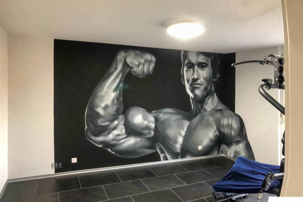 Fitnesszimmer Arnold Schwarzenegger